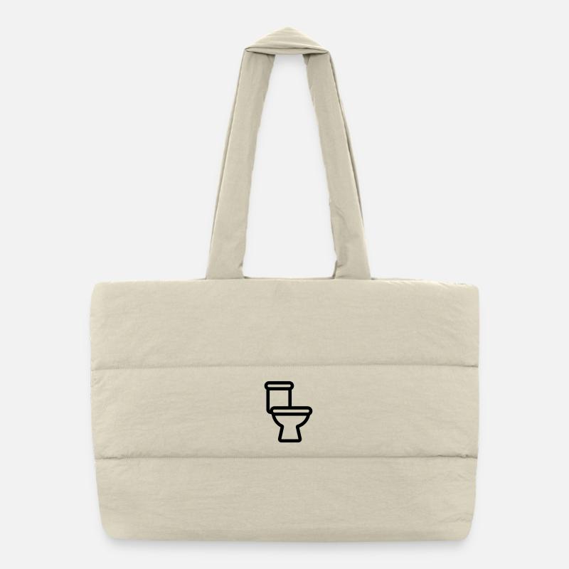 Toilette Puffer-Einkaufstasche