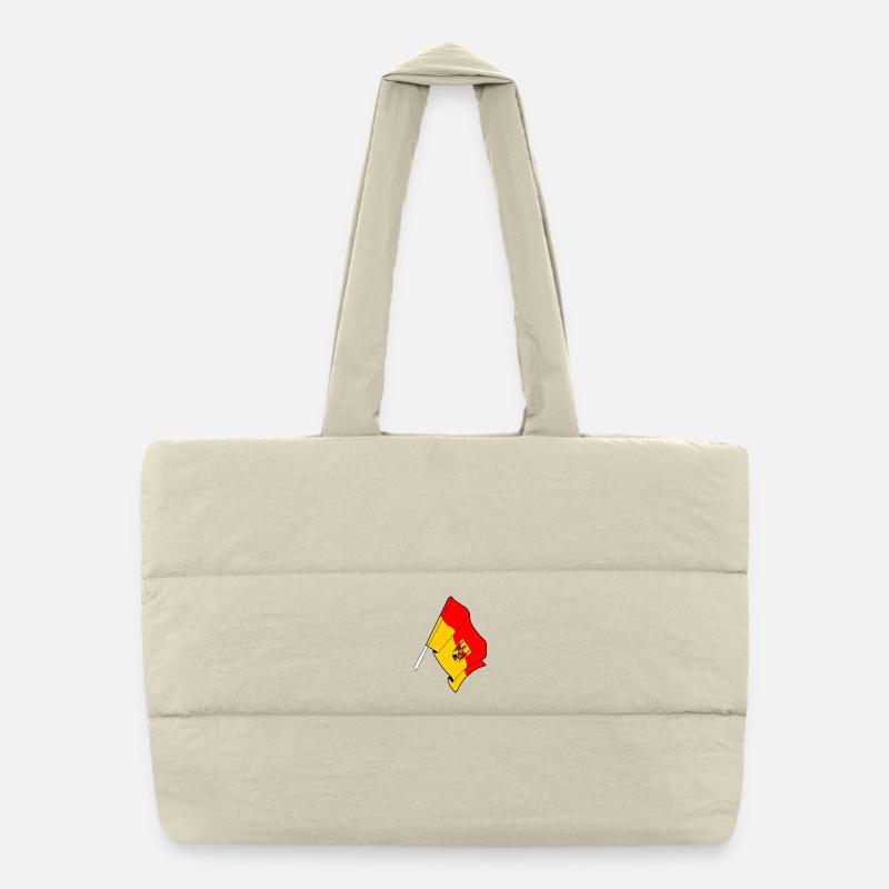 Drapeau du Burgenland, Autriche Sac shopping matelassé