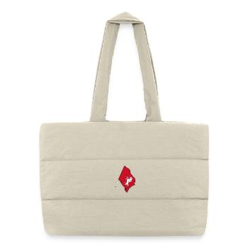 🇬🇧 1. Kent Flag - Puffer Shopping Bag - natural - Front