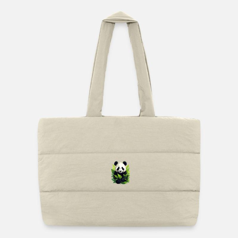 Panda Sac shopping matelassé
