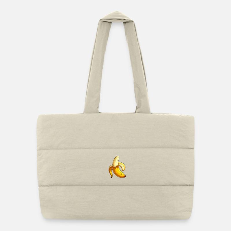 banana Puffer Shopping Bag
