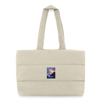 Giant’s Causeway Northern Ireland  - Puffer Shopping Bag - natural - Front
