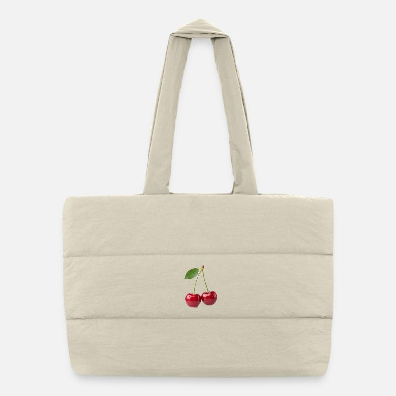 Kirsche Kirschen Cherry Shirt, sweat à capuche, short Sac shopping matelassé