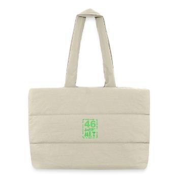 Age 46 - Puffer Shopping Bag - natural - Front