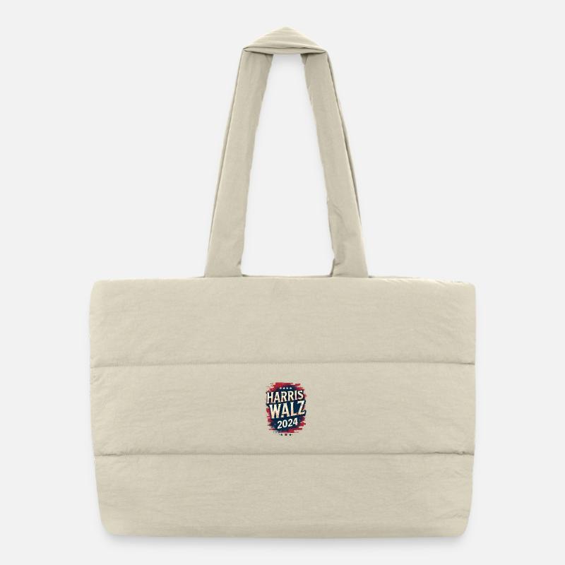 HARRIS WALZ 2024, KAMALA HARRIS ALS PRÄSIDENTIN Puffer-Einkaufstasche