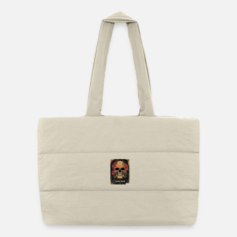 Mort dorée Sac shopping matelassé