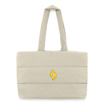 Drapeau du Dorset - Sac shopping matelassé - blanc naturel - Devant
