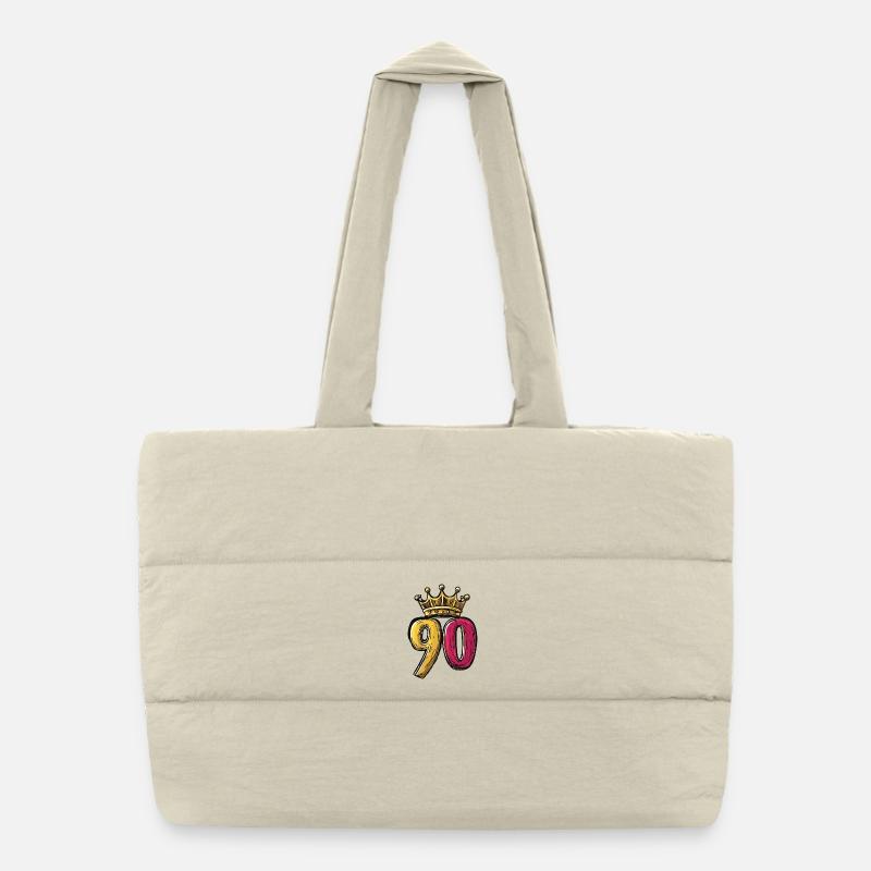 Couronne à 90 chiffres Sac shopping matelassé