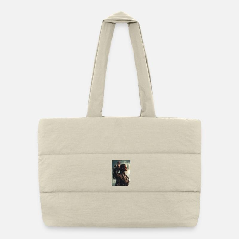 Guerrier spirituel aigle Sac shopping matelassé