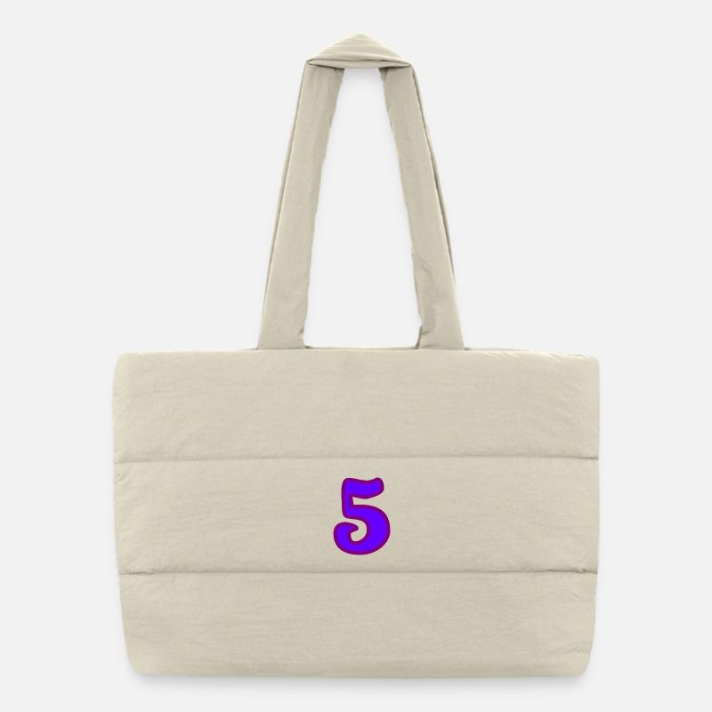 5. JUBILÄUM. 5 JAHRE. 5. JUBILÄUM. Puffer-Einkaufstasche