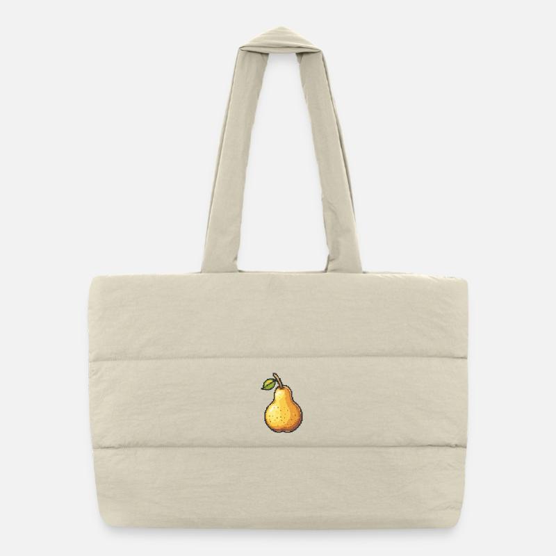 Ampoule Pixel Art Rétro Sac shopping matelassé