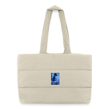 Fantasy Azure Flame - Puffer Shopping Bag - natural - Front