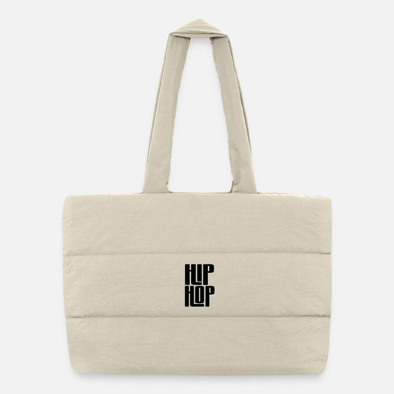 Hip Hop Bold Logo Puffer-Einkaufstasche