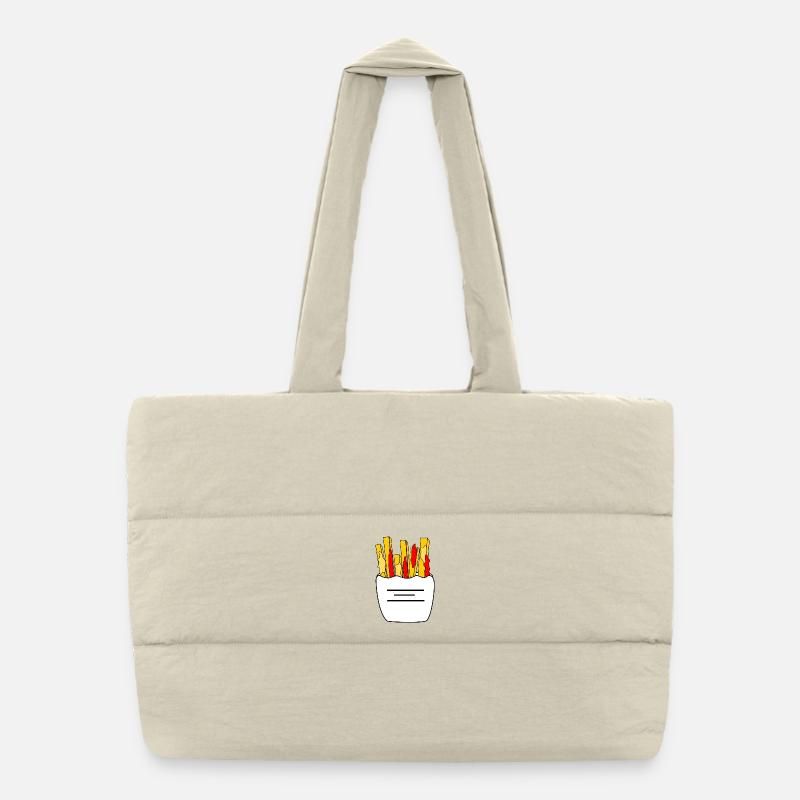 Pommes_Schranke Puffer-Einkaufstasche