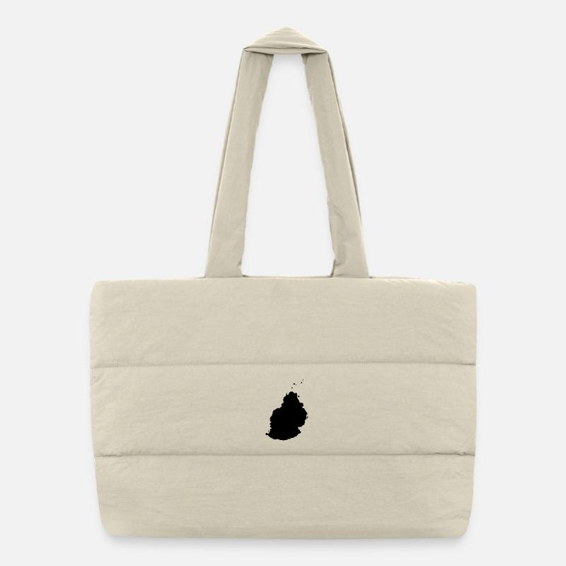 Mauritius-Karte Puffer-Einkaufstasche