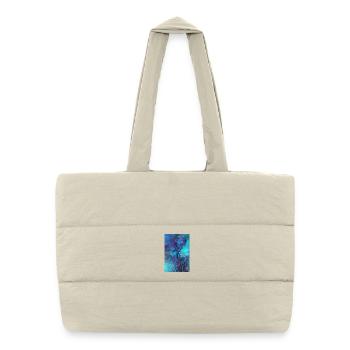 Blue Ravenstorm - Sac shopping matelassé - blanc naturel - Devant