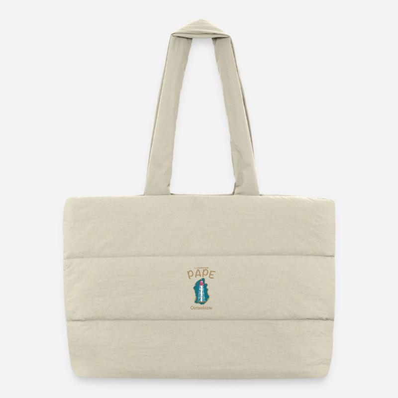 Lettonie Phare Pape, mer Baltique, Sac shopping matelassé