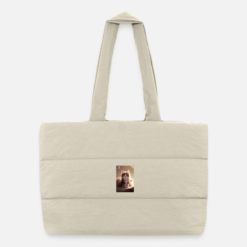 Baby Katze Puffer-Einkaufstasche