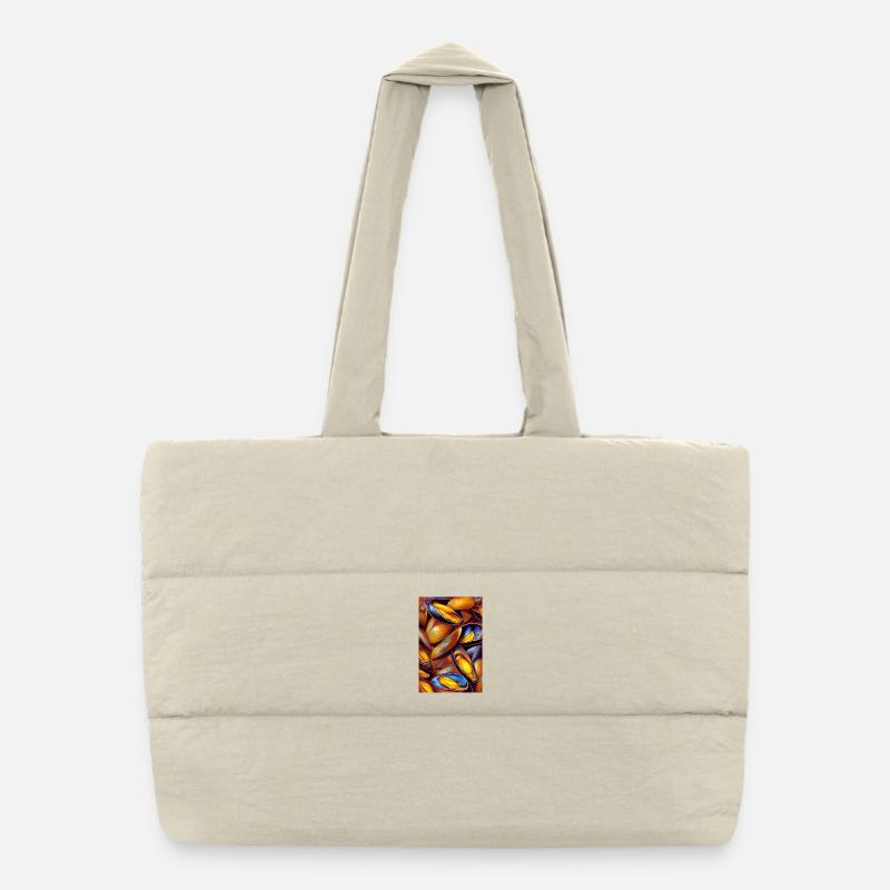 Mussels Puffer Shopping Bag