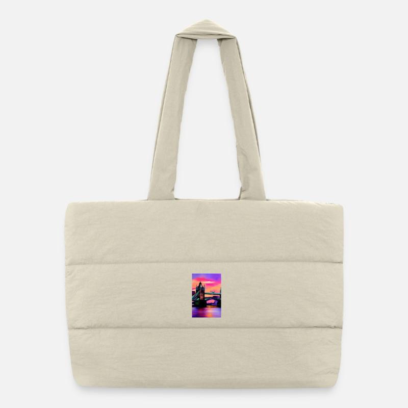 Sac shopping matelassé