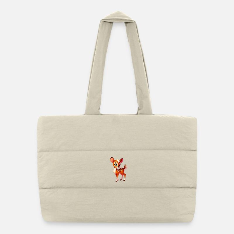 Fawn Puffer Shopping Bag