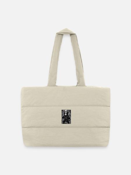 Lokinja dark - Puffer Shopping Bag - natural