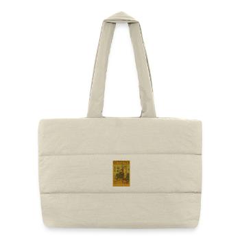 Urschula Art-Inspired Lounge Portrait - Puffer Shopping Bag - natural - Front