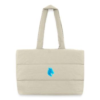 Electric Dragon Head - Puffer Shopping Bag - natural - Front