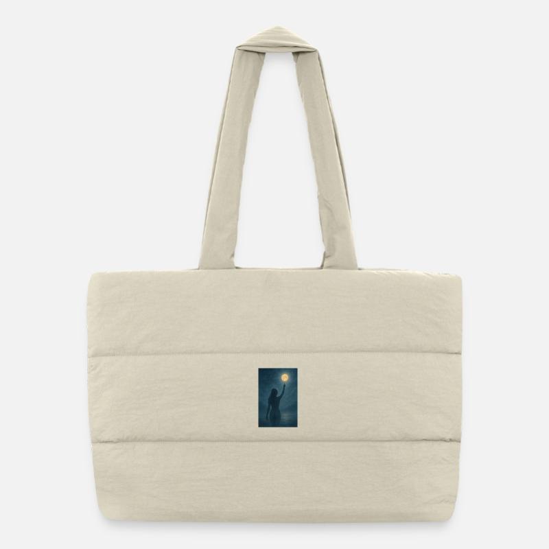 Touche de lune dans Night Dream Sac shopping matelassé