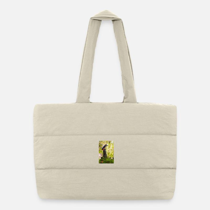 Forêt de pics à crête pourpre Sac shopping matelassé