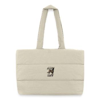 Dutchie - Chien de berger néerlandais - Sac shopping matelassé - blanc naturel - Devant
