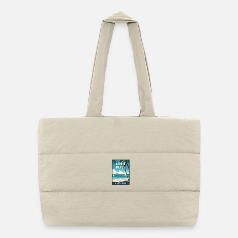 Experience Tropical Airlie Beach in Australia Puffer Shopping Bag