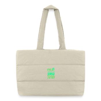 completed in 1952 - Puffer Shopping Bag - natural - Front