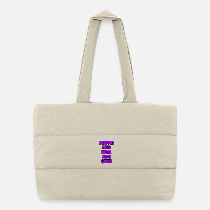 Soutenez votre drag queen locale Sac shopping matelassé