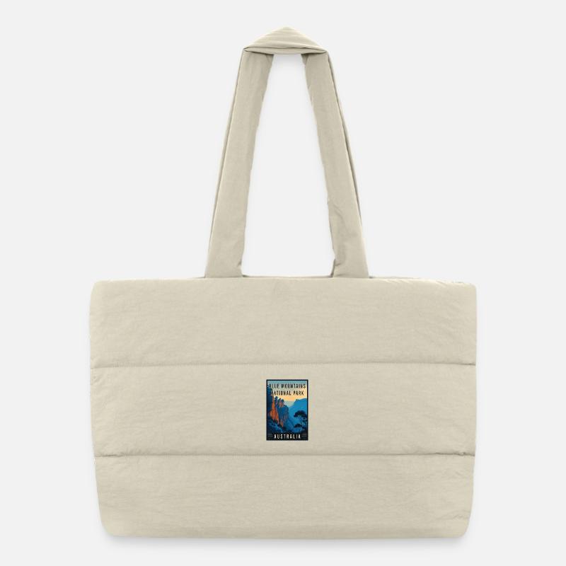 Experience Blue Mountains National Park in Austral Puffer Shopping Bag