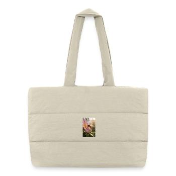 Rosée du matin - Sac shopping matelassé - blanc naturel - Devant