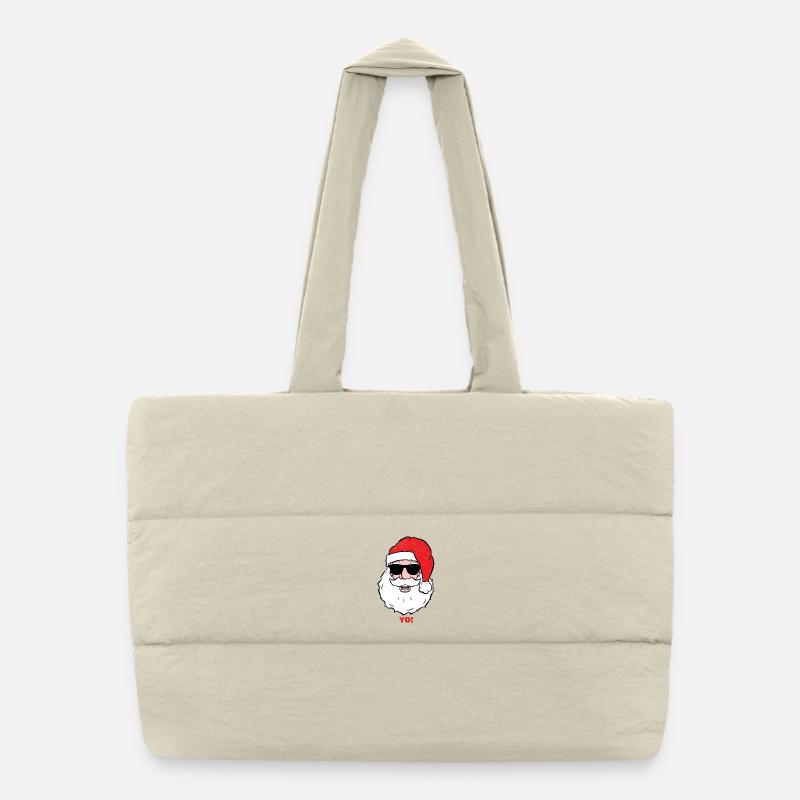 Père Noël - YO! - Drôle de Père Noël Sac shopping matelassé