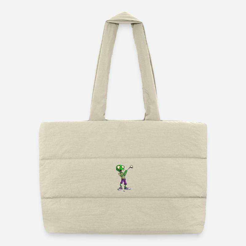 Les extraterrestres du golf Sac shopping matelassé