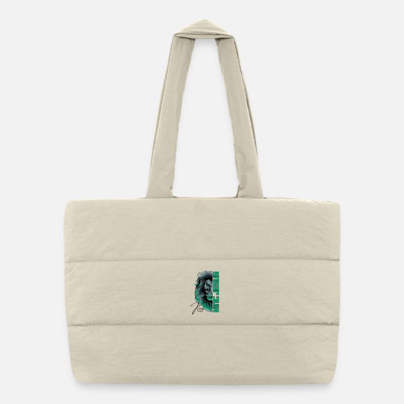 Roi Jésus - Lion de Juda - chrétien Sac shopping matelassé