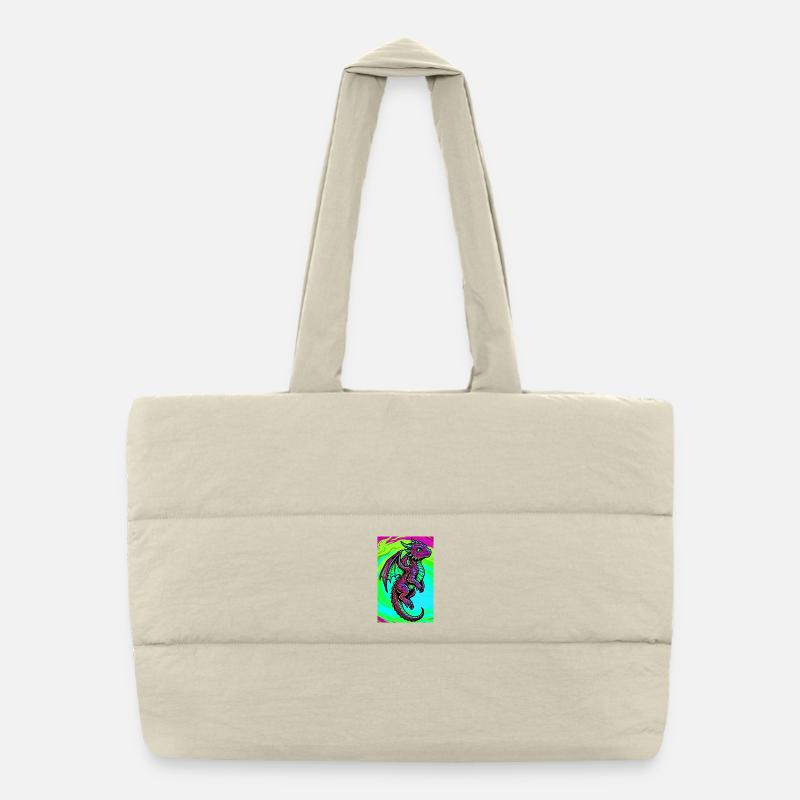 dragon Puffer Shopping Bag