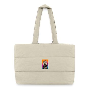 otter - Puffer Shopping Bag - natural - Front