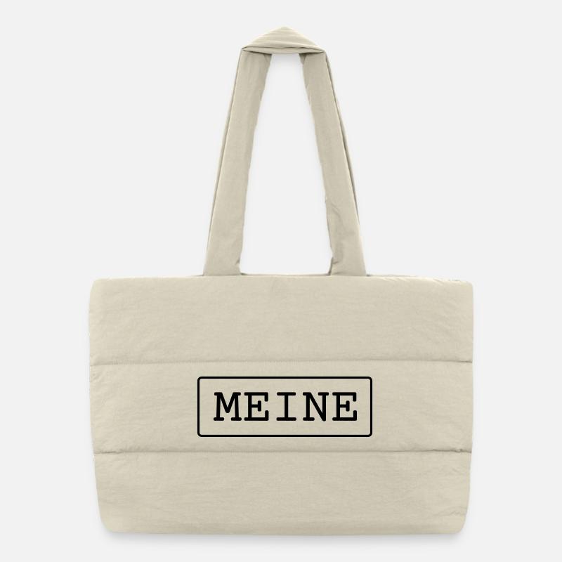 Meine Eigentum Besitz Geschenk Puffer-Einkaufstasche