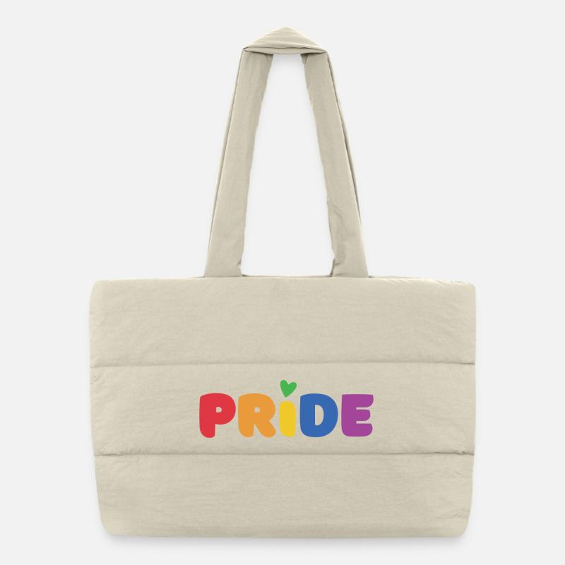 LGBTQ+ Pride-Monat Puffer-Einkaufstasche