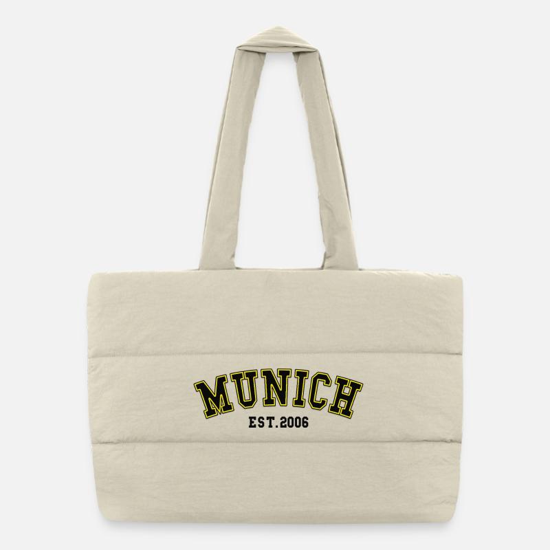 Munich Est. 2006 Puffer Shopping Bag