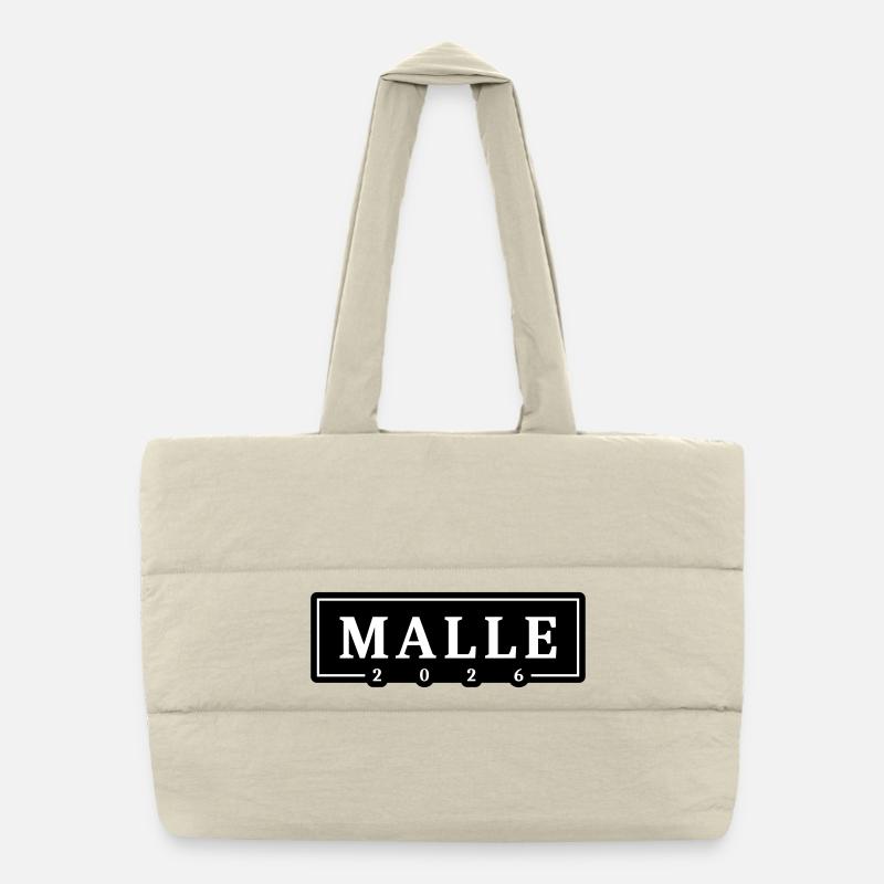 Malle 2026 Mallorca Urlaub Puffer-Einkaufstasche
