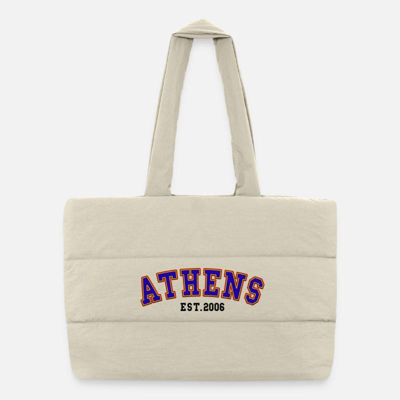 Athens Est. 2006 Puffer Shopping Bag
