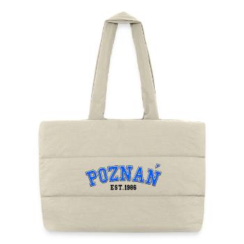 Poznań Fondée en 1986 - Sac shopping matelassé - blanc naturel - Devant
