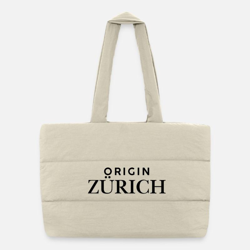 Origin Zurich - Déclaration pour tous les résidents de Zurich Sac shopping matelassé