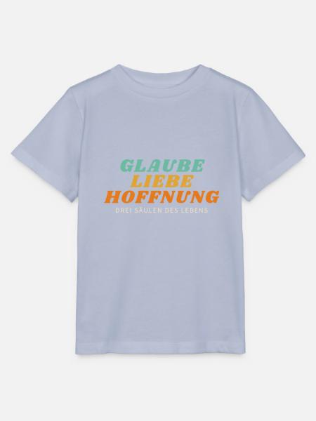 Glaube Liebe Hoffnung - Stanley/Stella Kinder T-Shirt MINI CREATOR - Lavendel-Violett