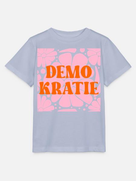 Blumen Verantwortung Demokratie - Stanley/Stella Kinder T-Shirt MINI CREATOR - Lavendel-Violett
